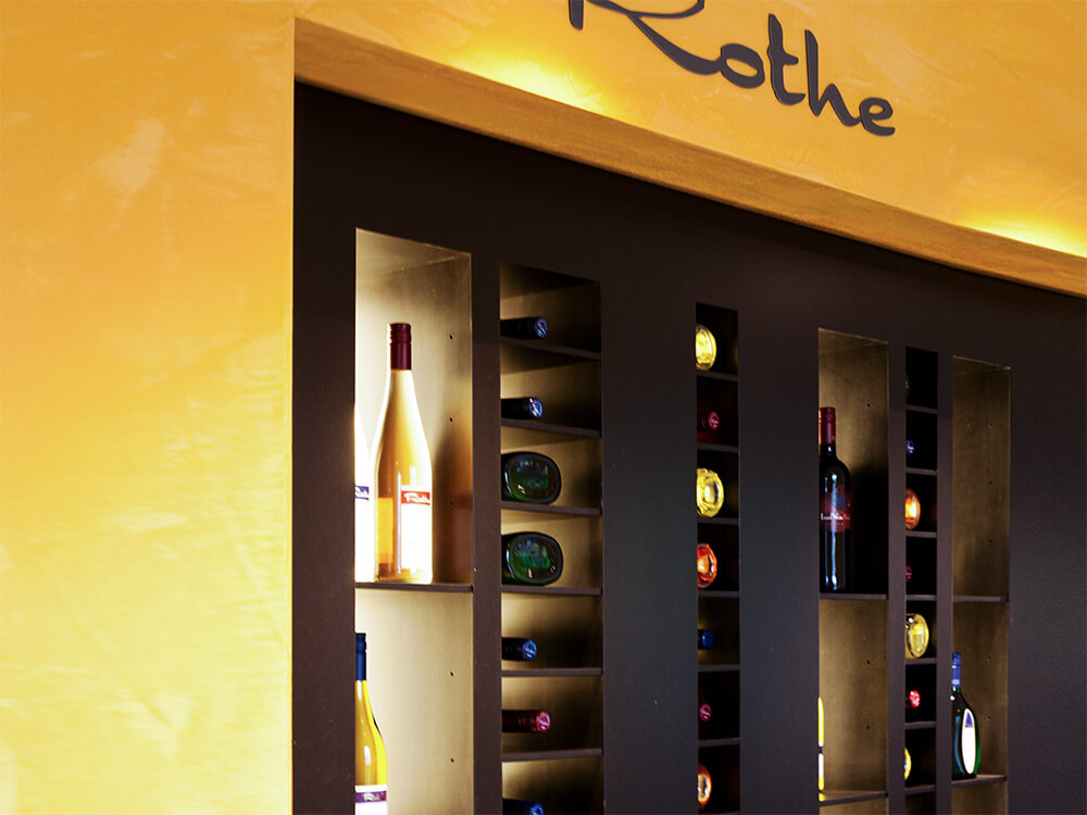Schwarzkopf Innenarchitektur - Gestaltung Vinothek